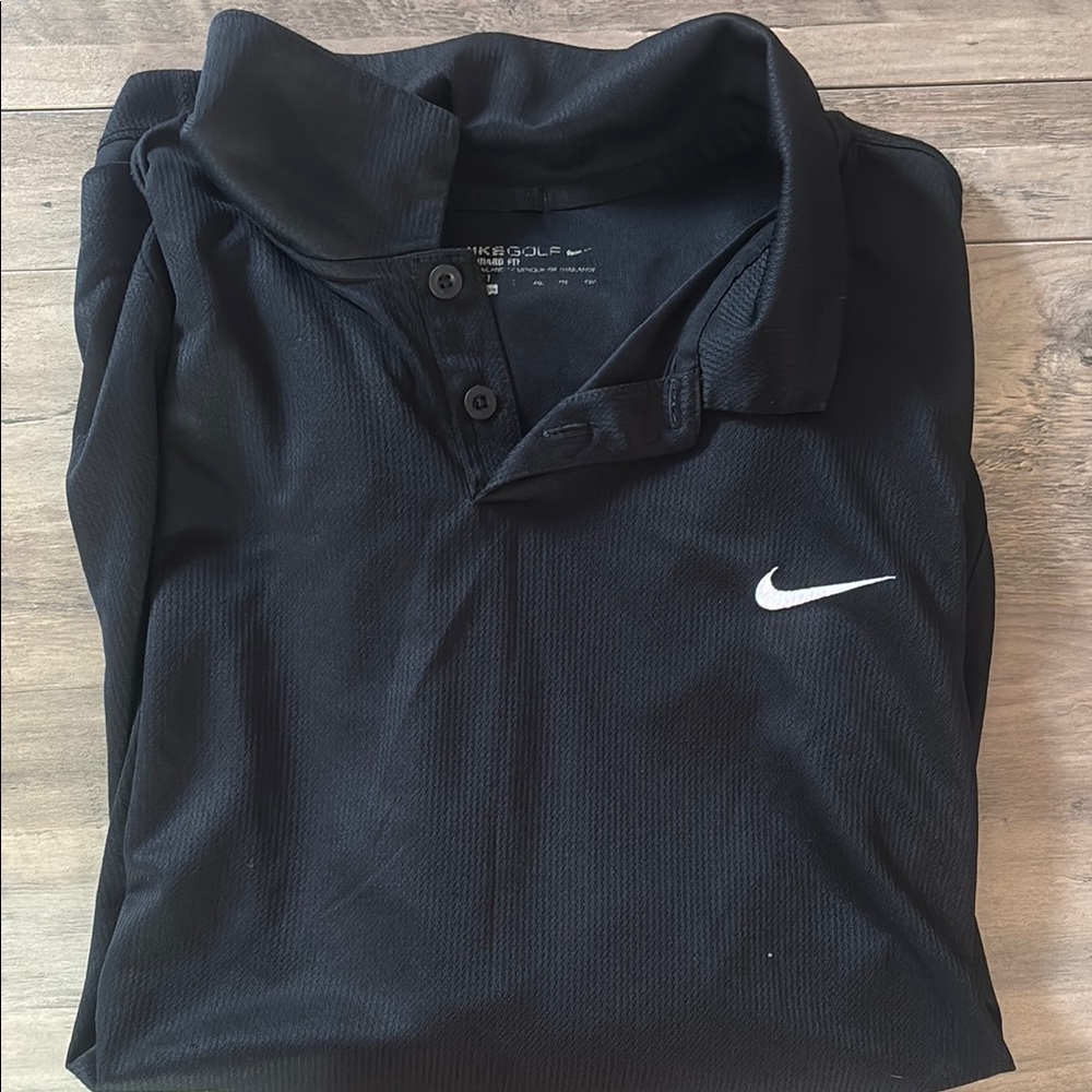 Nike Black Performance Polo Shirt